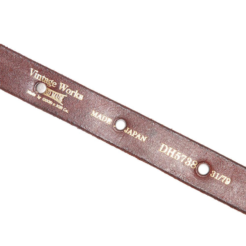 Vintage Works DH5738 CH-1 Chasin' Belt Black-Belt-Clutch Cafe