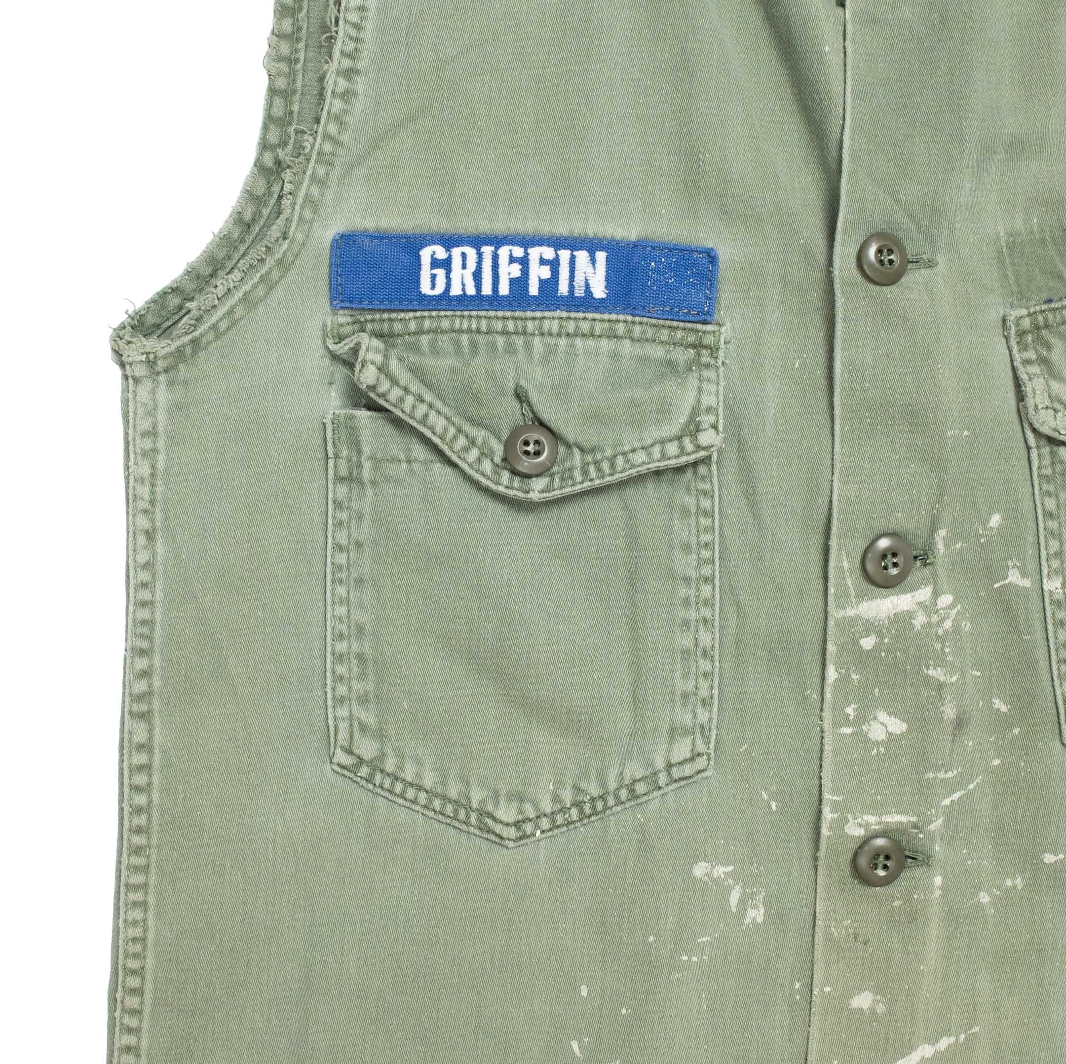 WORNE x Clutch Cafe Vintage US Army OG-107 Cut Off Field Shirt-Shirt-Clutch Cafe