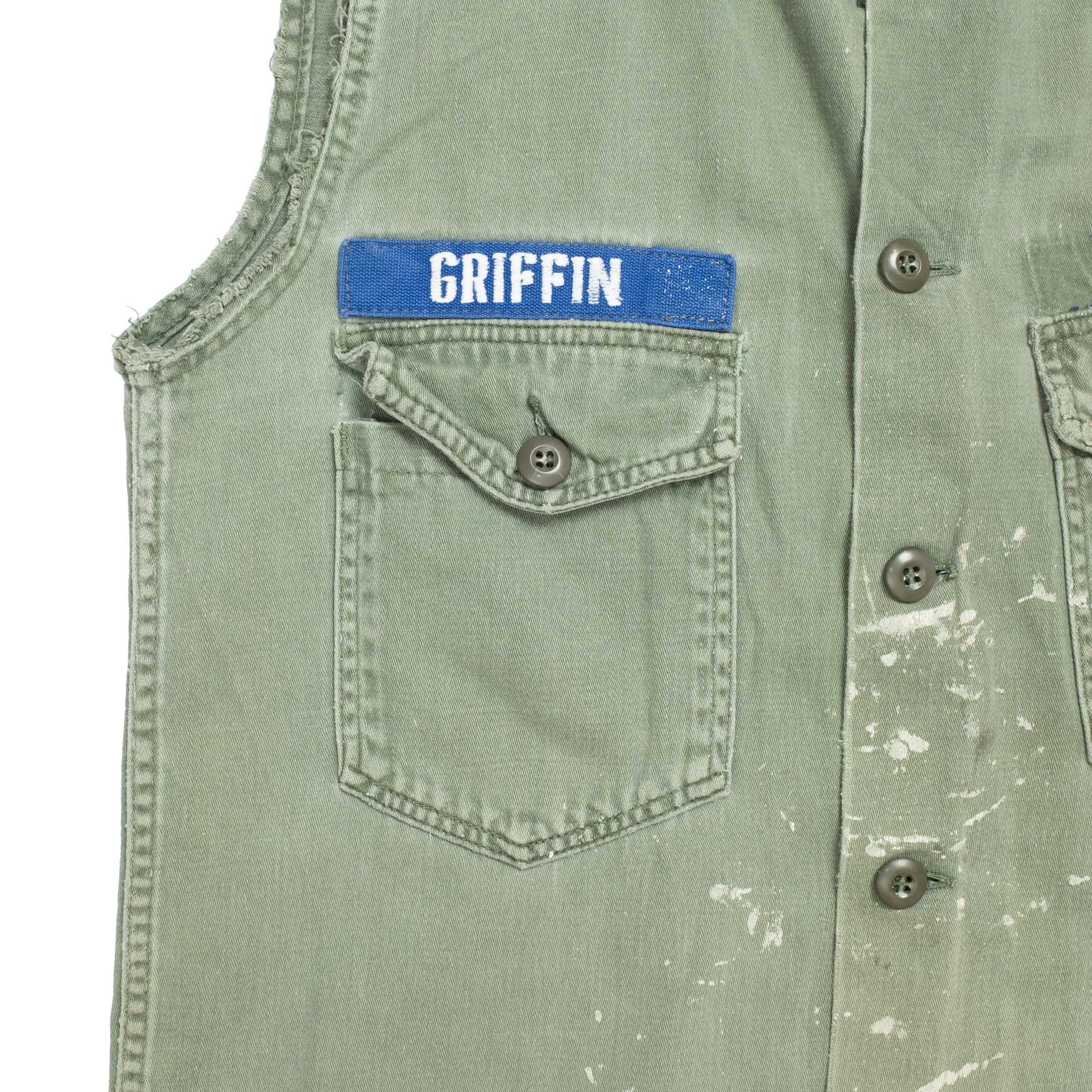 WORNE x Clutch Cafe Vintage US Army OG-107 Cut Off Field Shirt-Shirt-Clutch Cafe