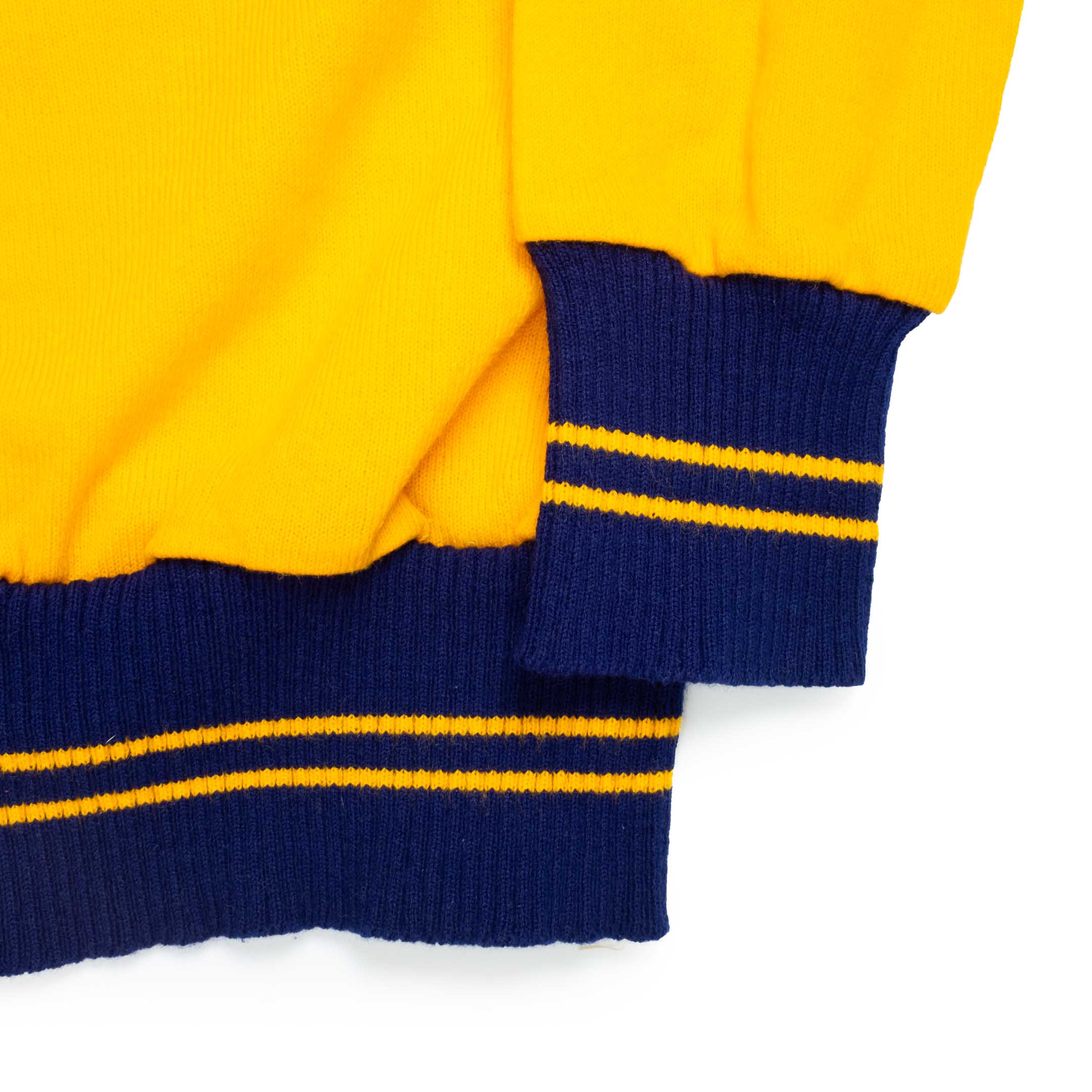 WORNE x Clutch Cafe Vintage Yellow Cycle Knit-Jacket-Clutch Cafe