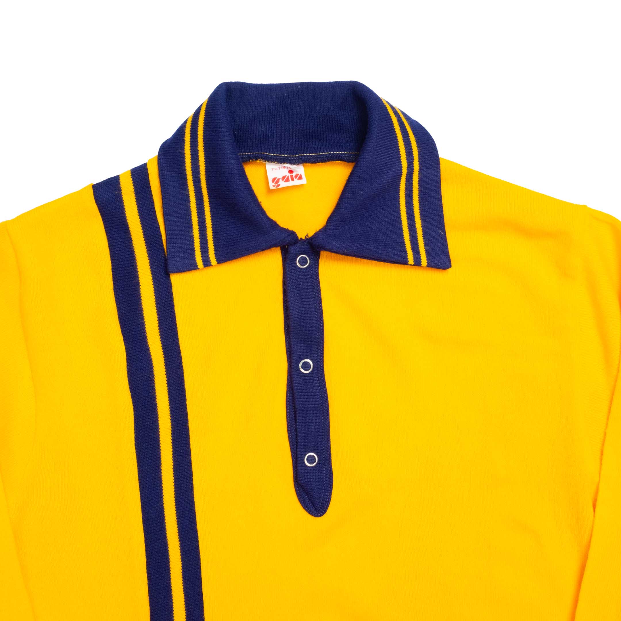 WORNE x Clutch Cafe Vintage Yellow Cycle Knit-Jacket-Clutch Cafe