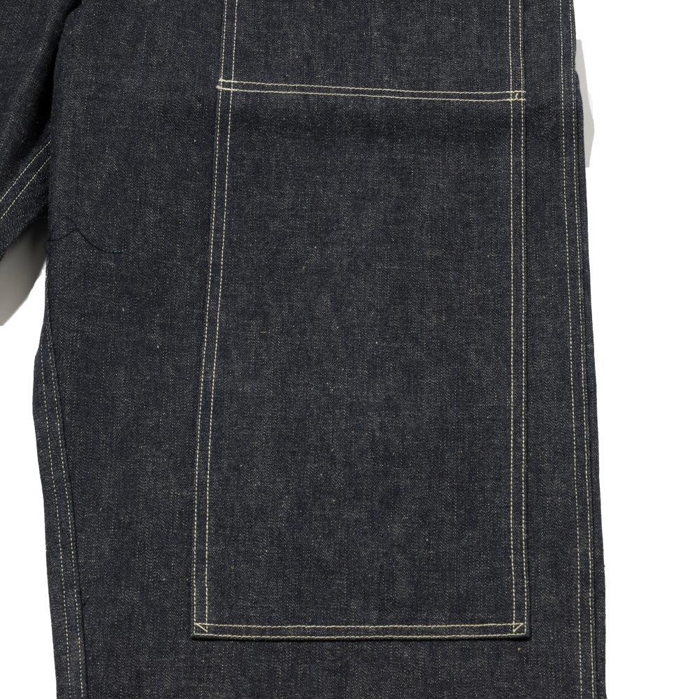 Warehouse & Co Lot. 1239 WPA Double Knee Denim Trousers Indigo-Trousers-Clutch Cafe