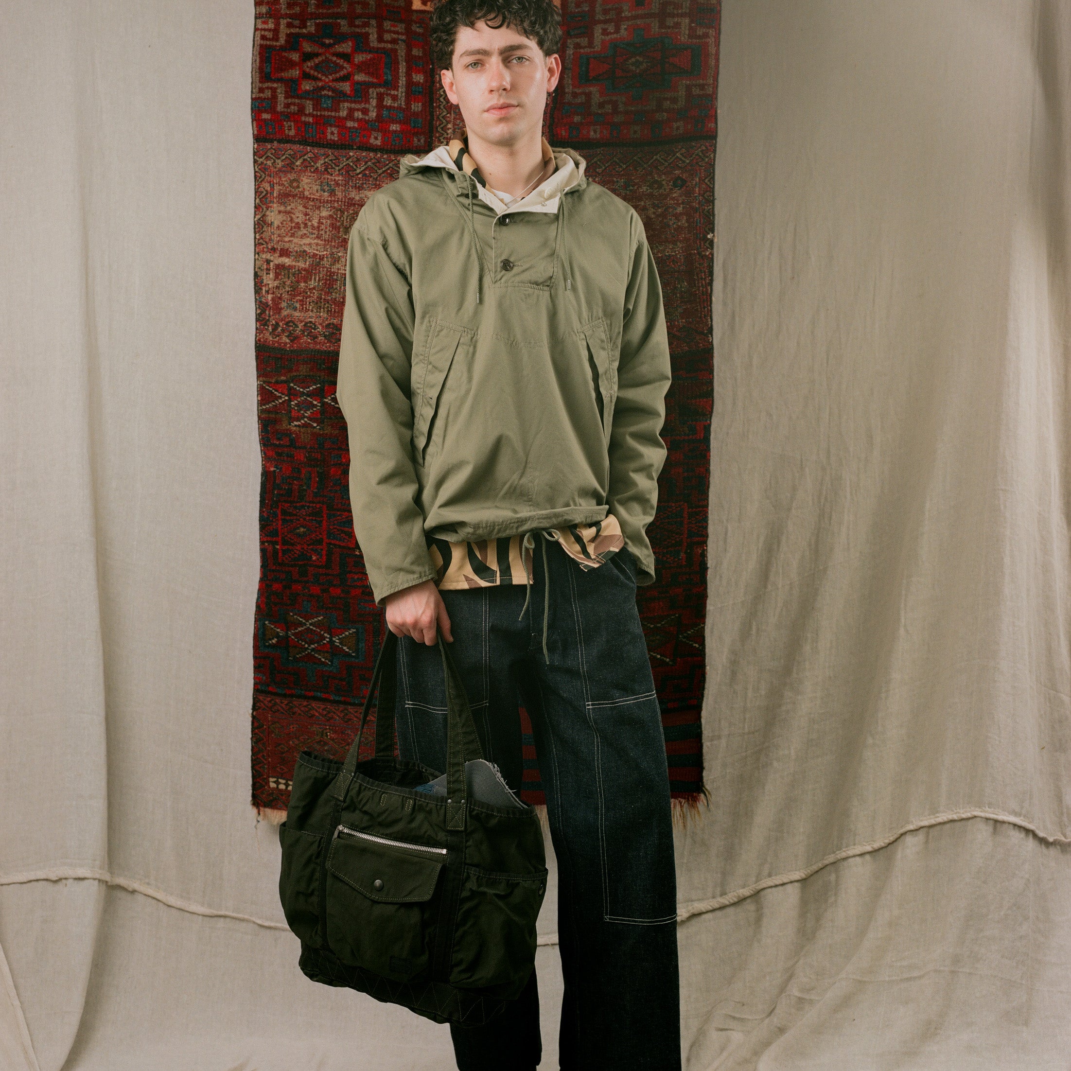 Warehouse & Co Lot. 1239 WPA Double Knee Denim Trousers Indigo-Trousers-Clutch Cafe