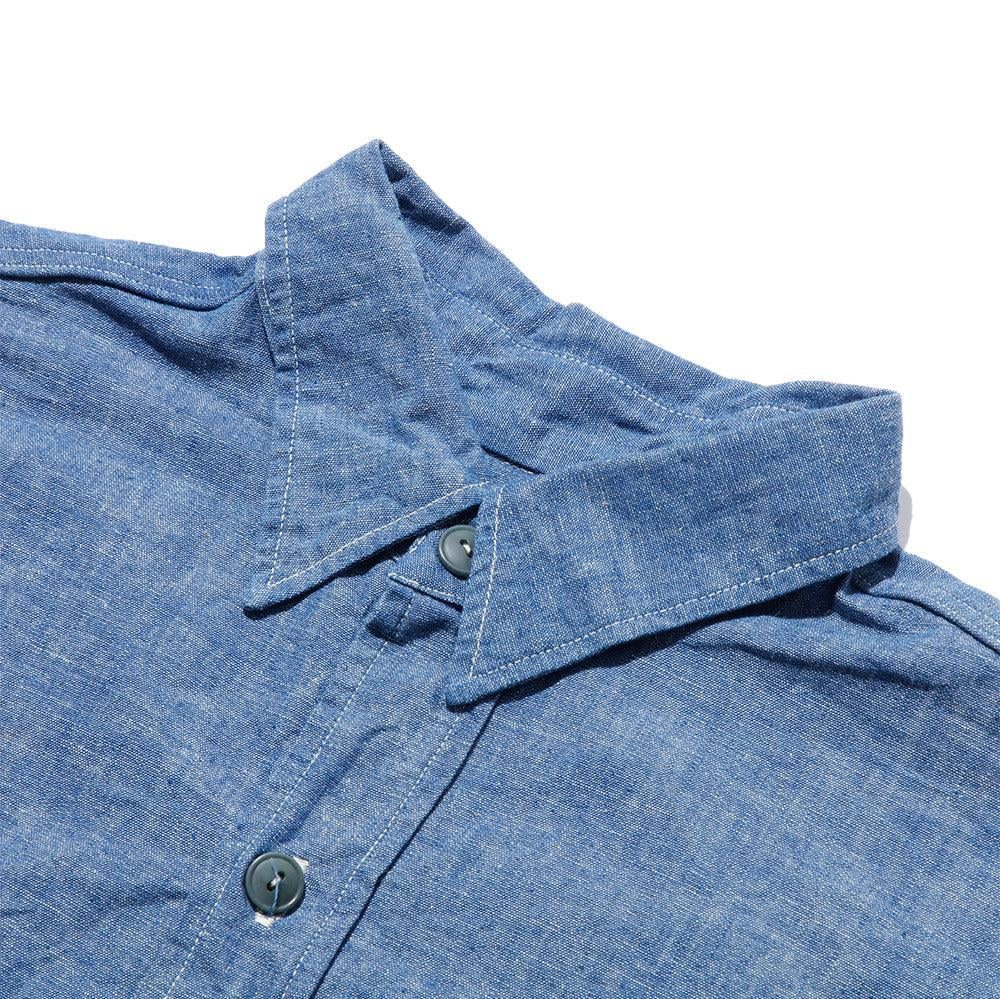 Warehouse & Co Lot. 3044 USN Chambray Shirt Indigo-Shirt-Clutch Cafe