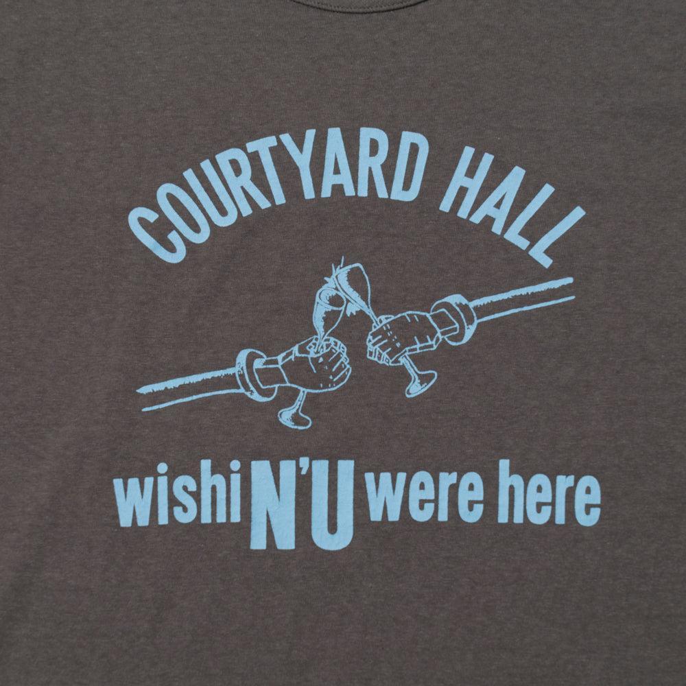 Warehouse & Co Lot. 4064 Courtyard Hall T-Shirt Charcoal-Clutch Cafe