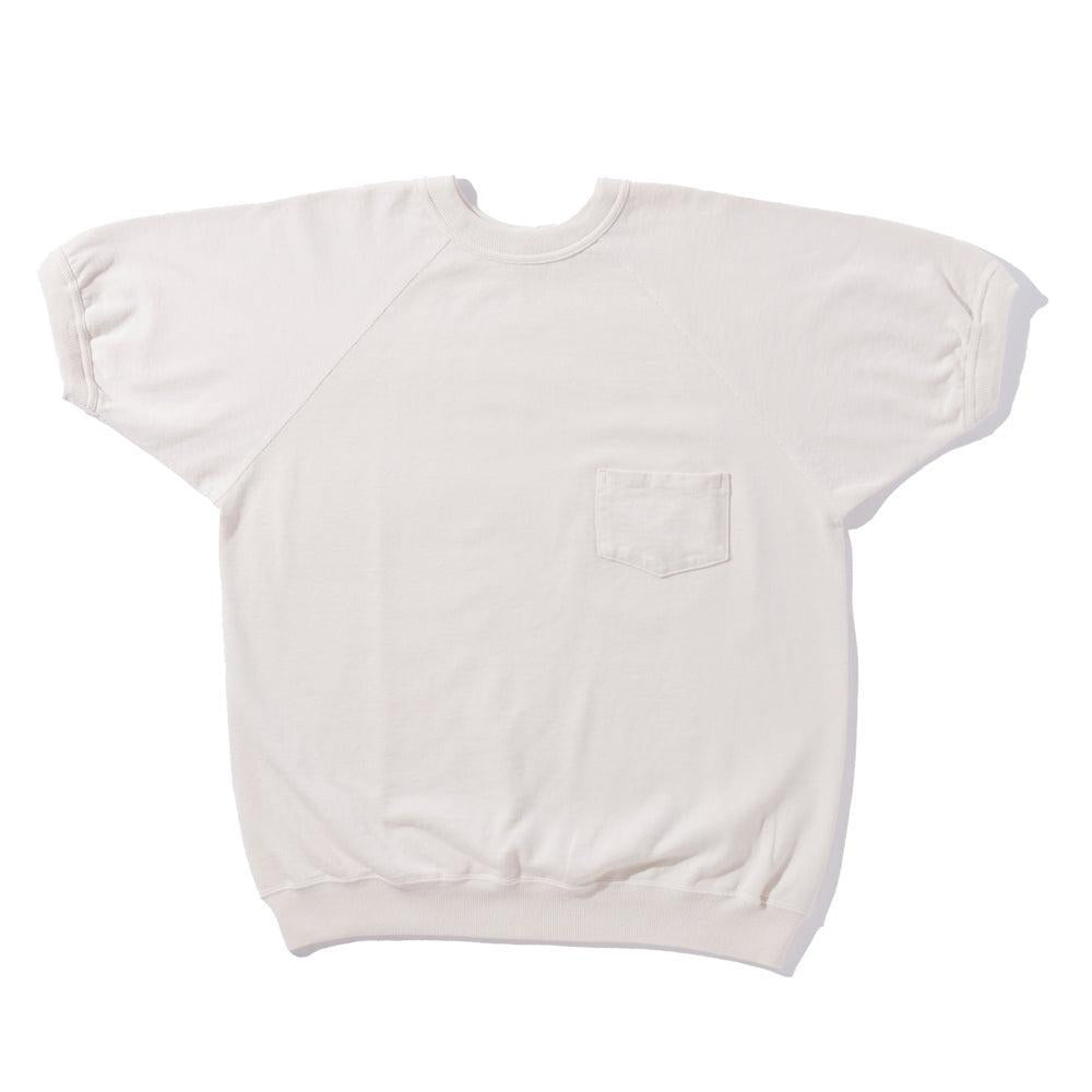 Warehouse & Co Lot. 4105 S/S Sweatshirt Cream-S/S Sweatshirt-Clutch Cafe
