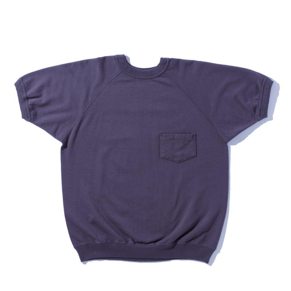 Warehouse & Co Lot. 4105 S/S Sweatshirt Navy-S/S Sweatshirt-Clutch Cafe