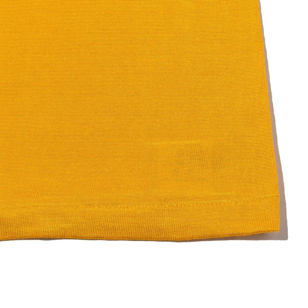 Warehouse & Co Lot. 4114 Plain Rayon T-shirt Yellow-T-Shirt-Clutch Cafe
