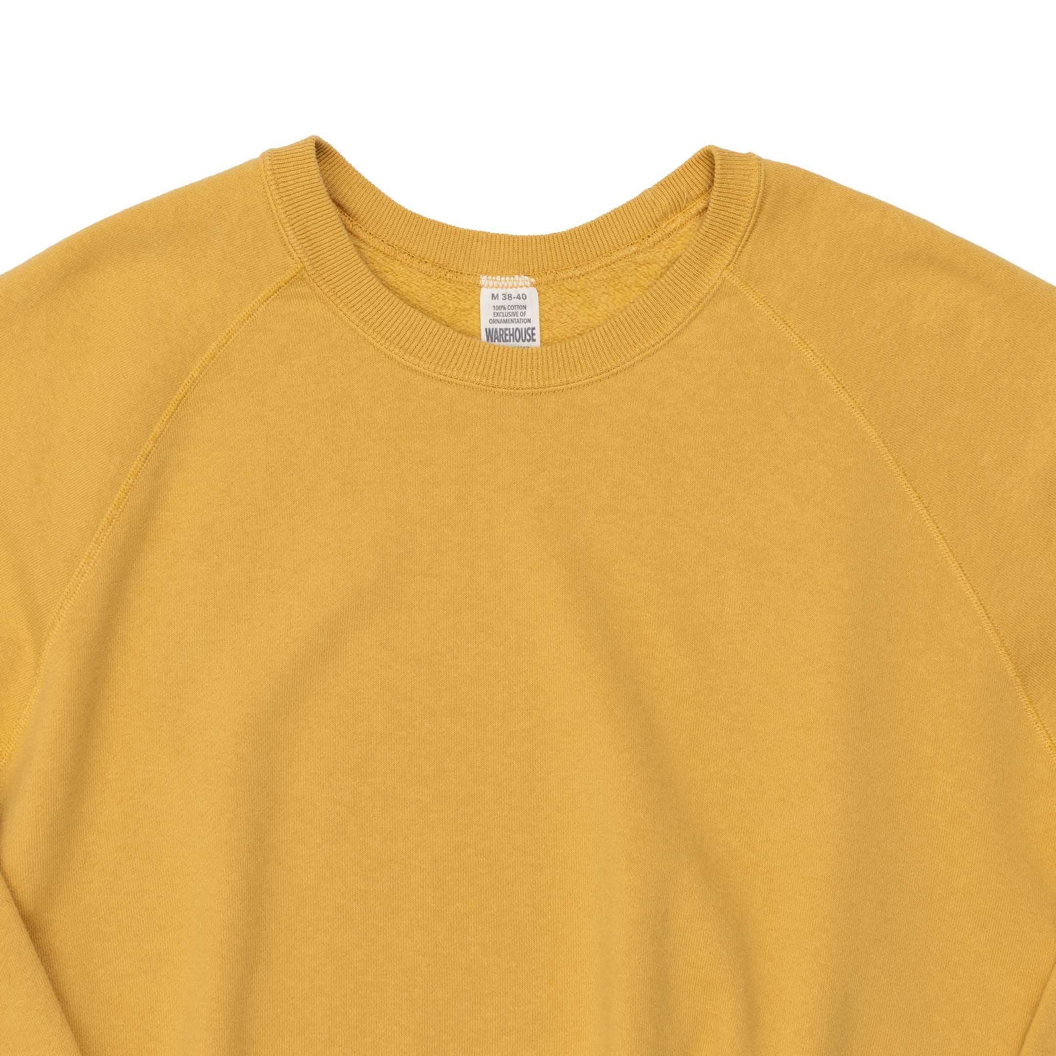 Warehouse & Co Lot. 461 Crew Neck Sweatshirt Mustard-Sweatshirt-Clutch Cafe
