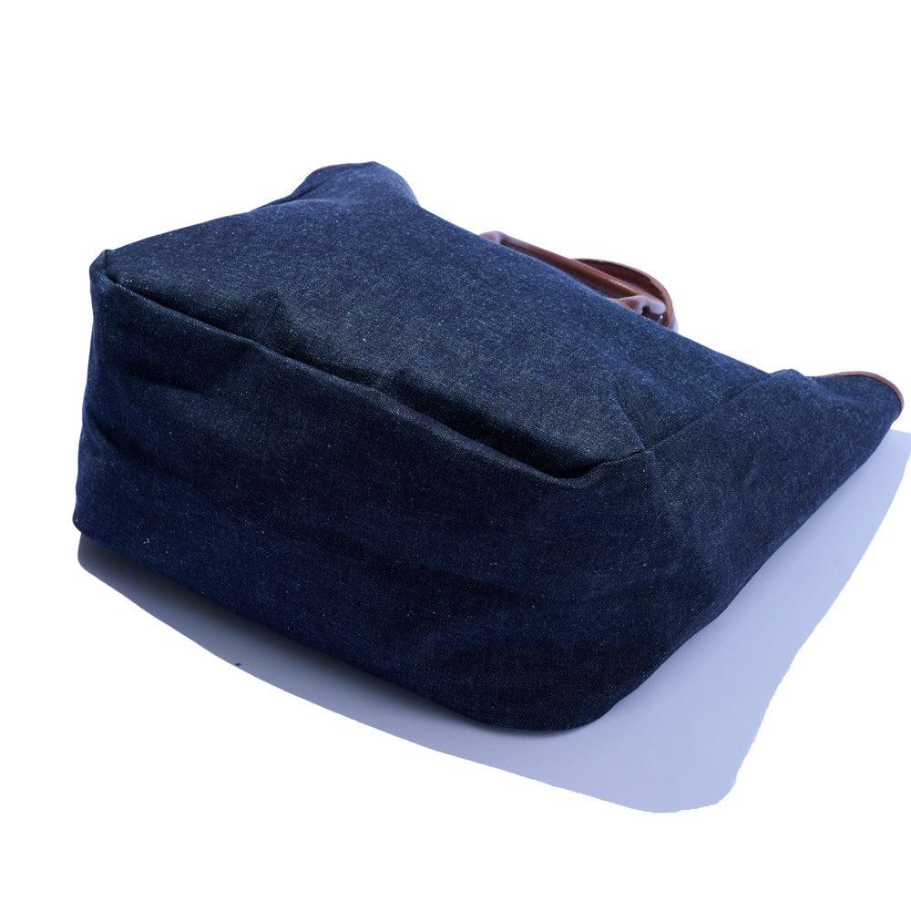 Warehouse & Co Lot. 5230 Denim Tote Bag-Bag-Clutch Cafe