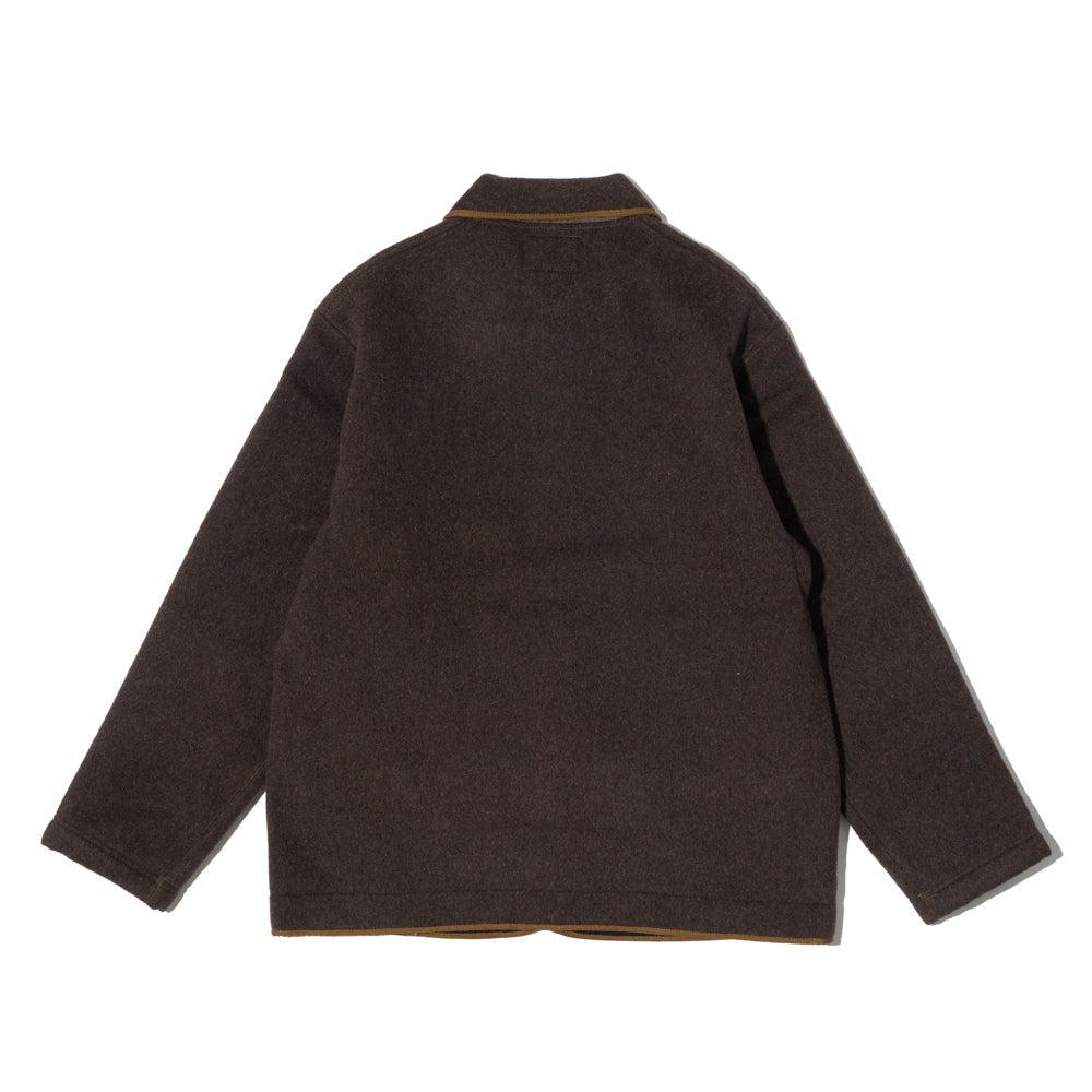 Warehouse & Co x John Gluckow JG-46 Fleece Beach Jacket D.Brown-Jacket-Clutch Cafe