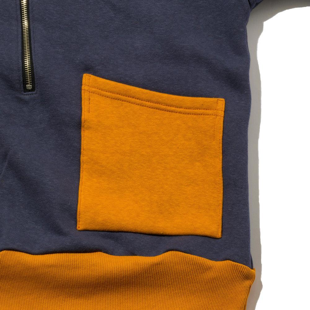 Warehouse & Co x John Gluckow Olympic Champion Sweat Parka Navy-Hooded Sweatshirt-Clutch Cafe