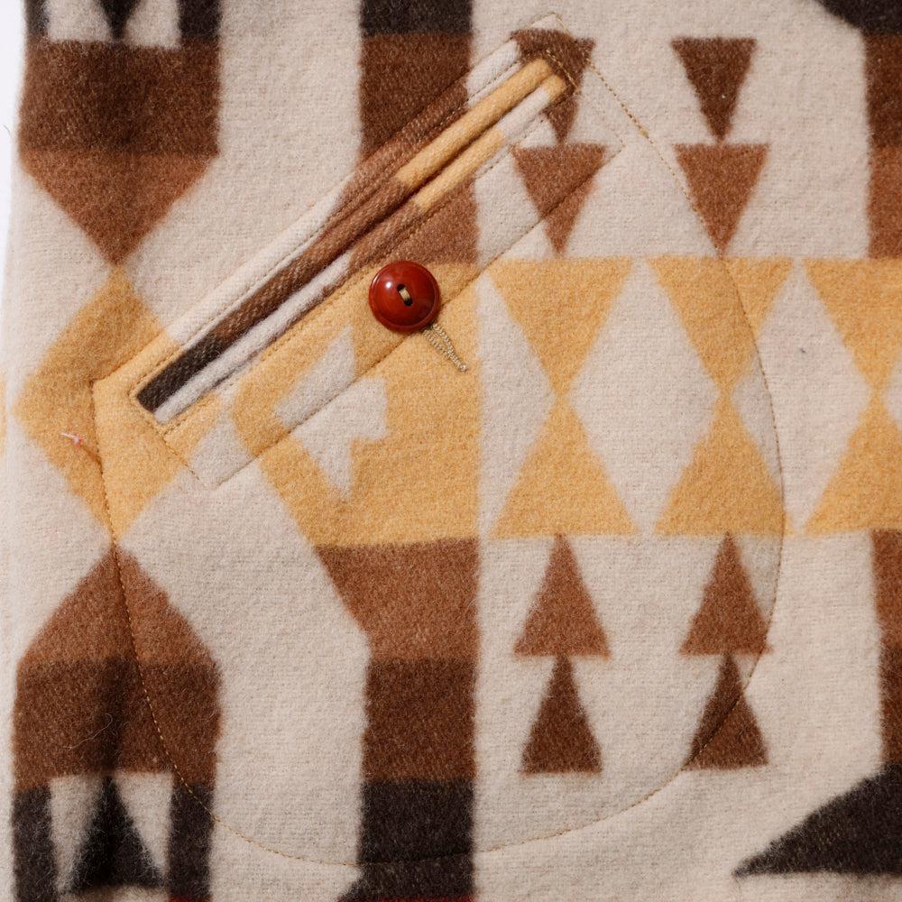 Warehouse & Co x John Gluckow Wool Stag Coat Beige-Coat-Clutch Cafe