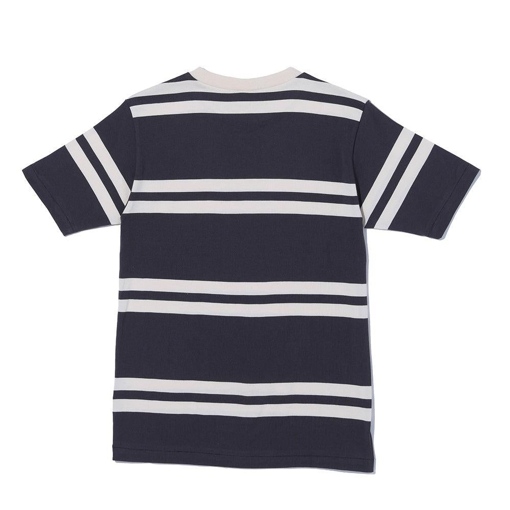 Warehouse & Co. Lot. 4113 Striped T-shirt Black-T-shirt-Clutch Cafe