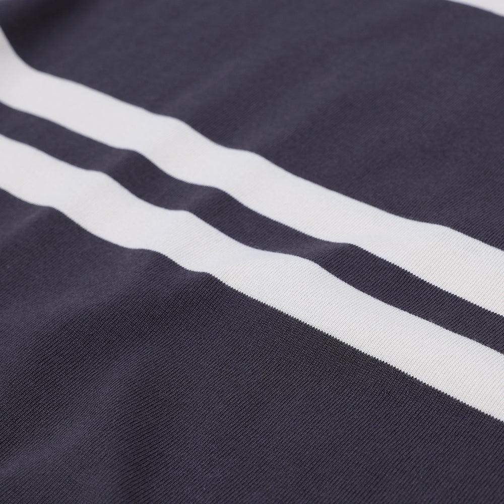 Warehouse & Co. Lot. 4113 Striped T-shirt Black-T-shirt-Clutch Cafe