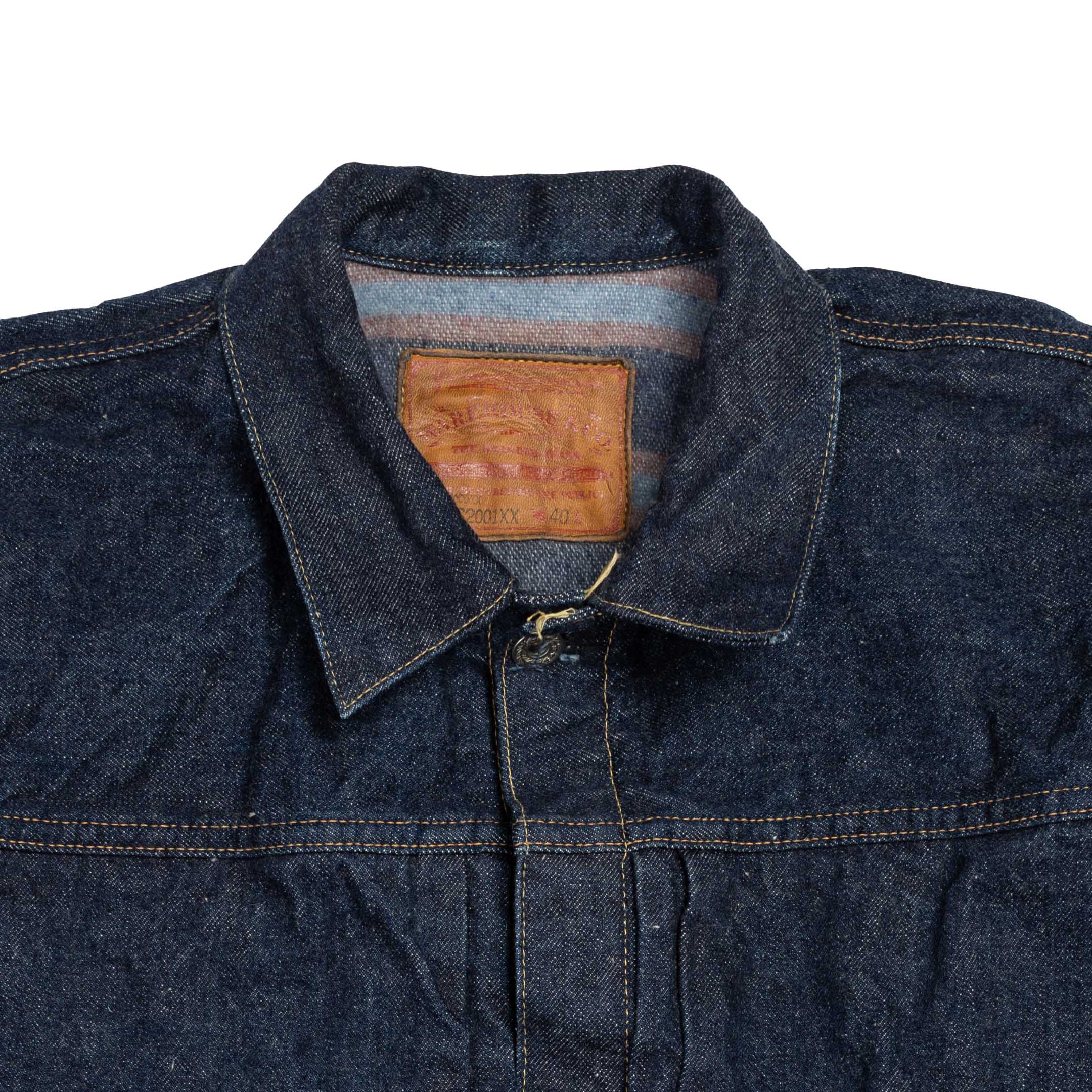 Warehouse & Co. S2001XX WWII Blanket Lined Denim Jacket-Jacket-Clutch Cafe