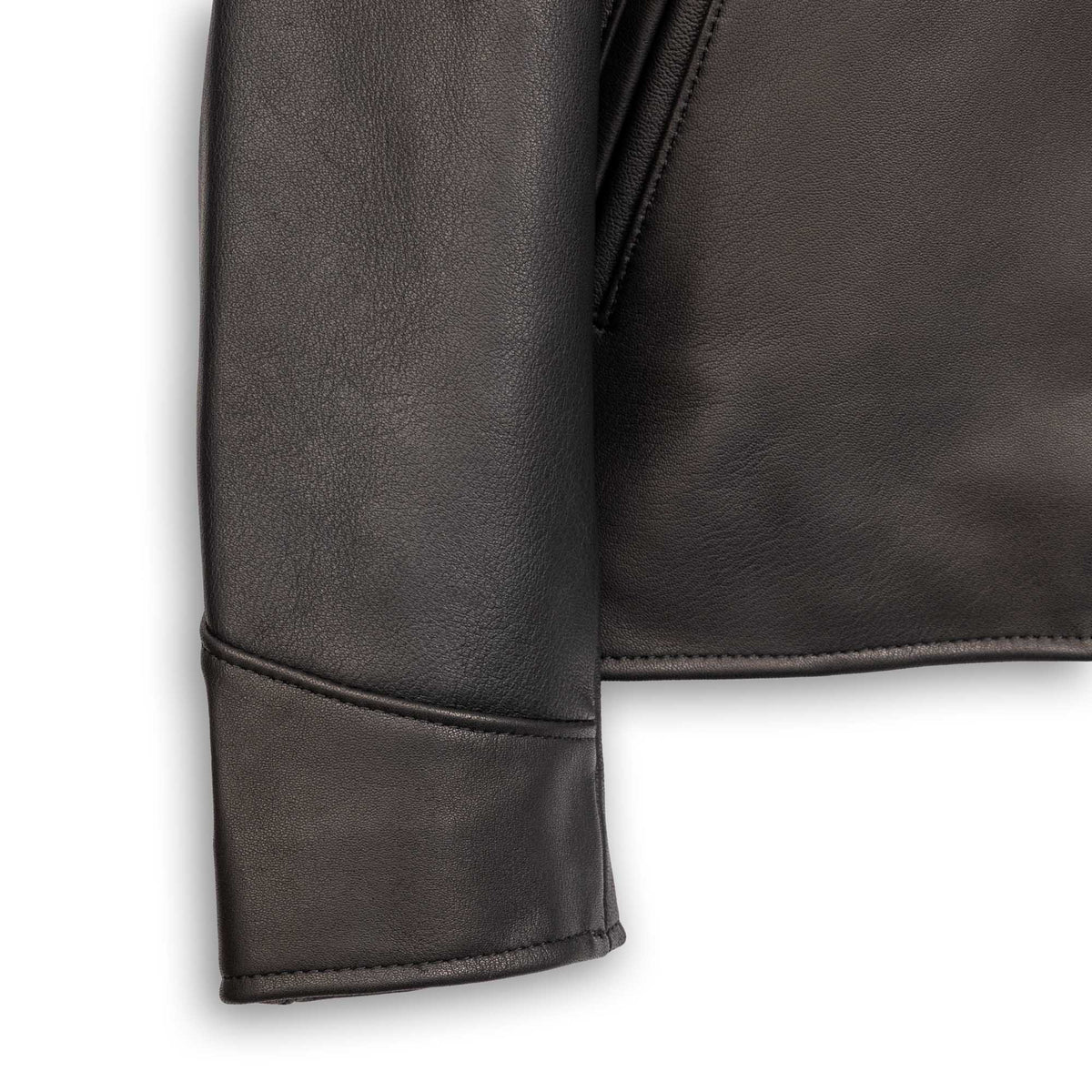 Y'2 Leather SPR-45 Sheepskin Single Jacket Black-Leather Jacket-Clutch Cafe
