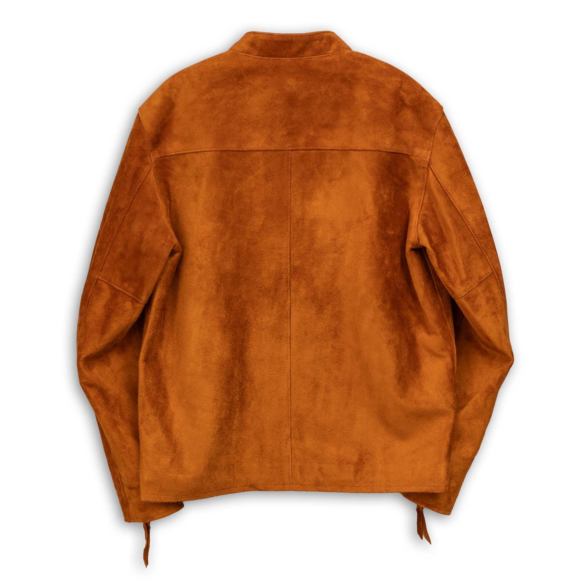 Y'2 Leather TR-64 Single Riders Jacket Steer Roughout Camel-Leather Jacket-Clutch Cafe