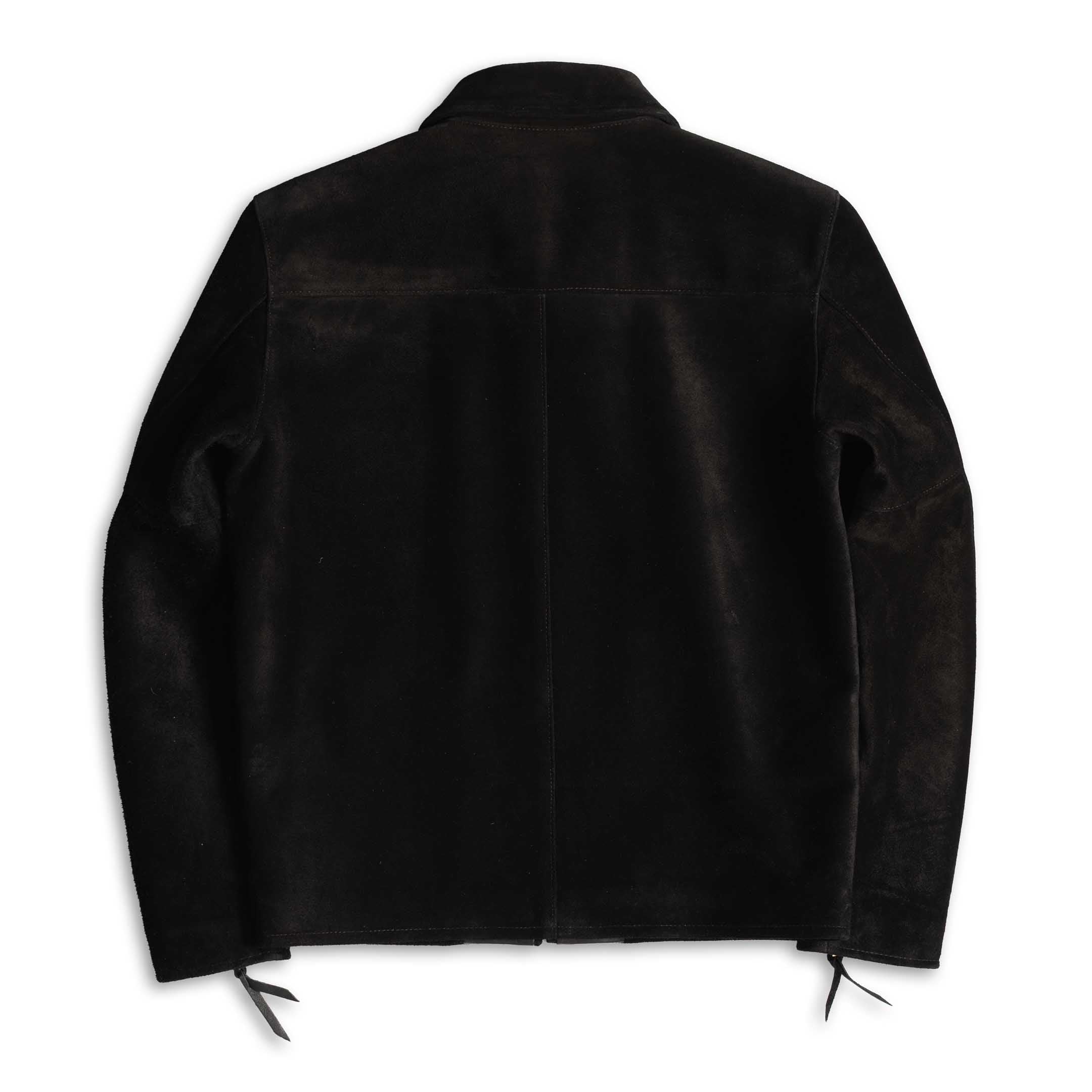 Y'2 Leather TR-65 Steer Roughout Single Riders Jacket Black-Leather Jacket-Clutch Cafe