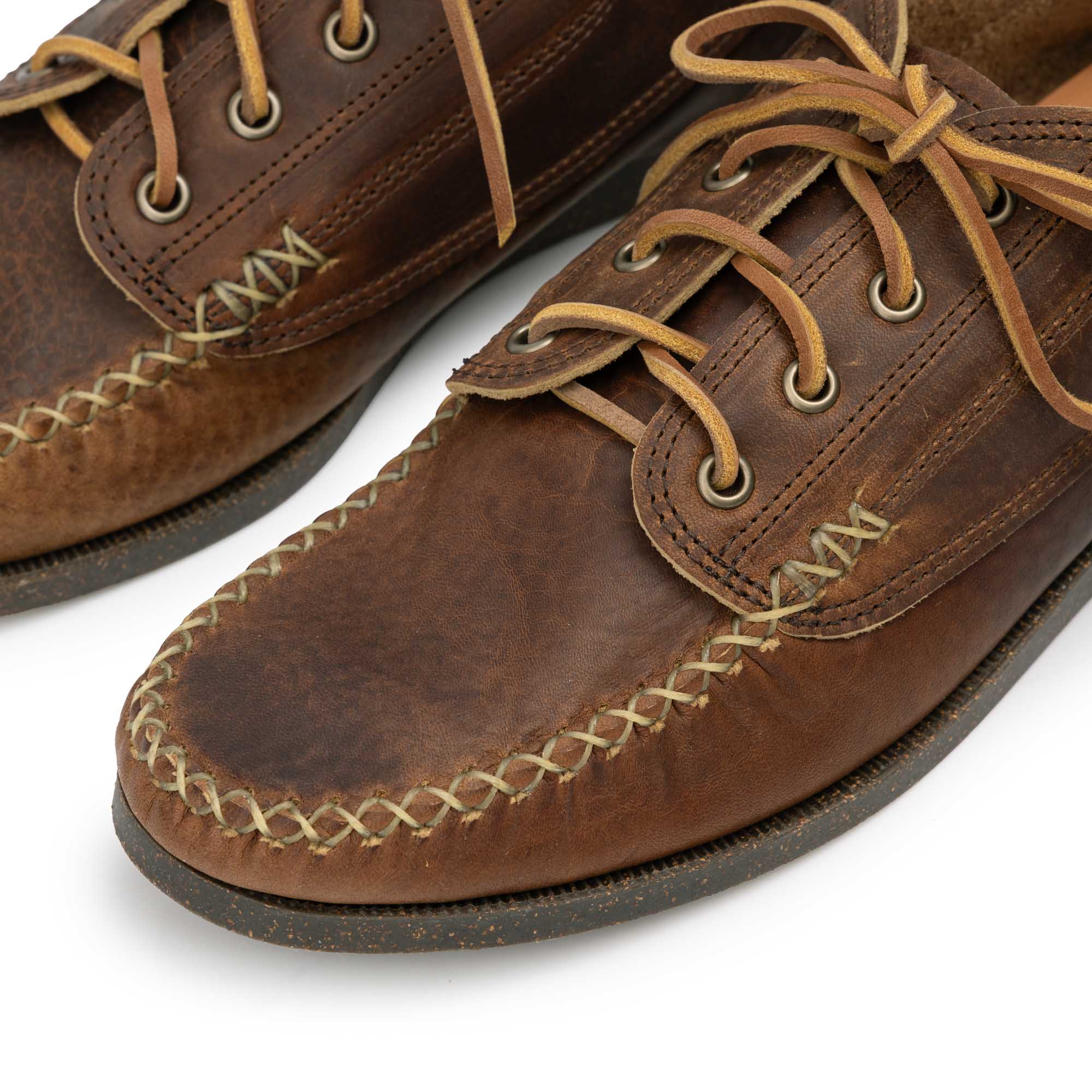 Yuketen Angler Moc w/Camp Sole CH Brown-Shoe-Clutch Cafe