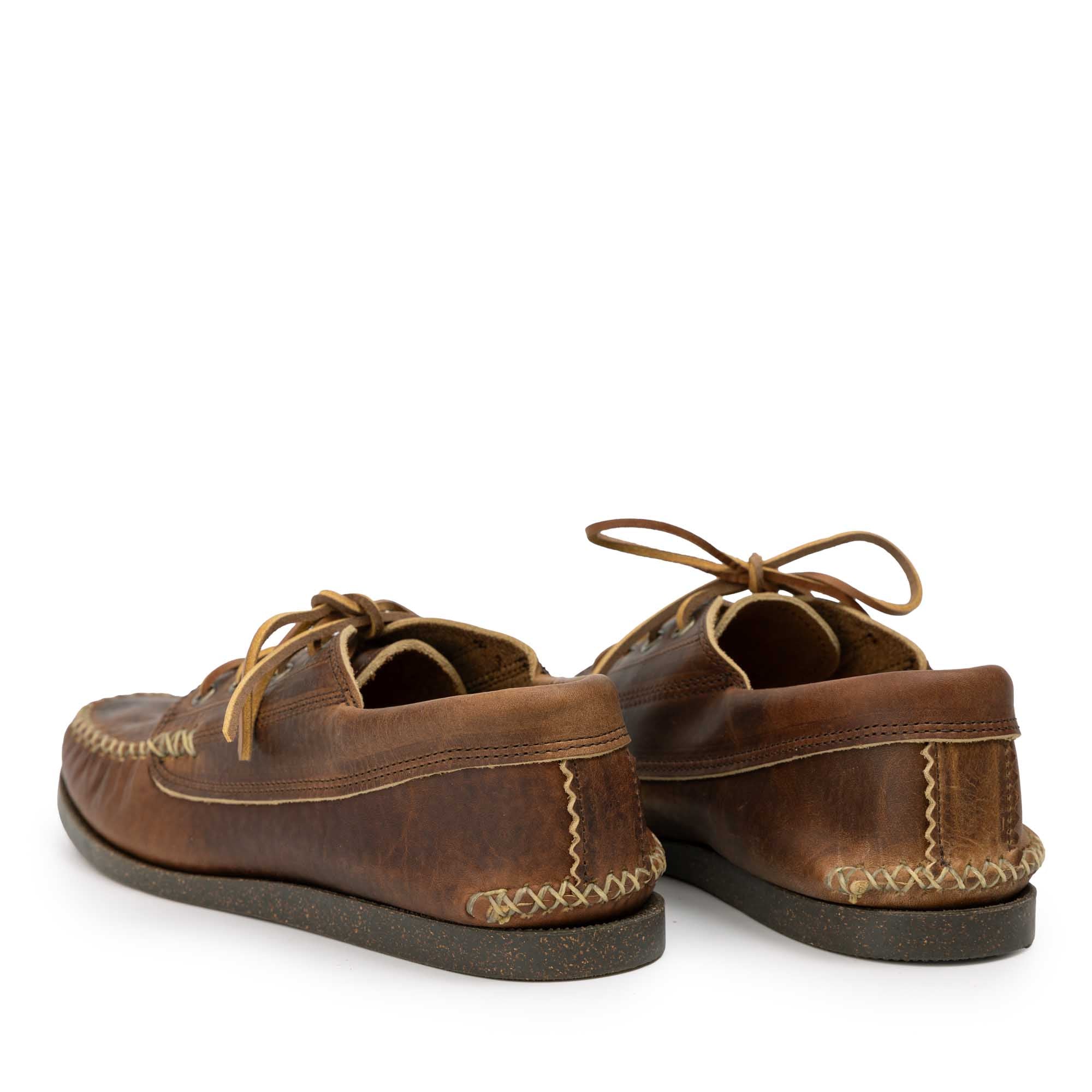 Yuketen Angler Moc w/Camp Sole CH Brown-Shoe-Clutch Cafe
