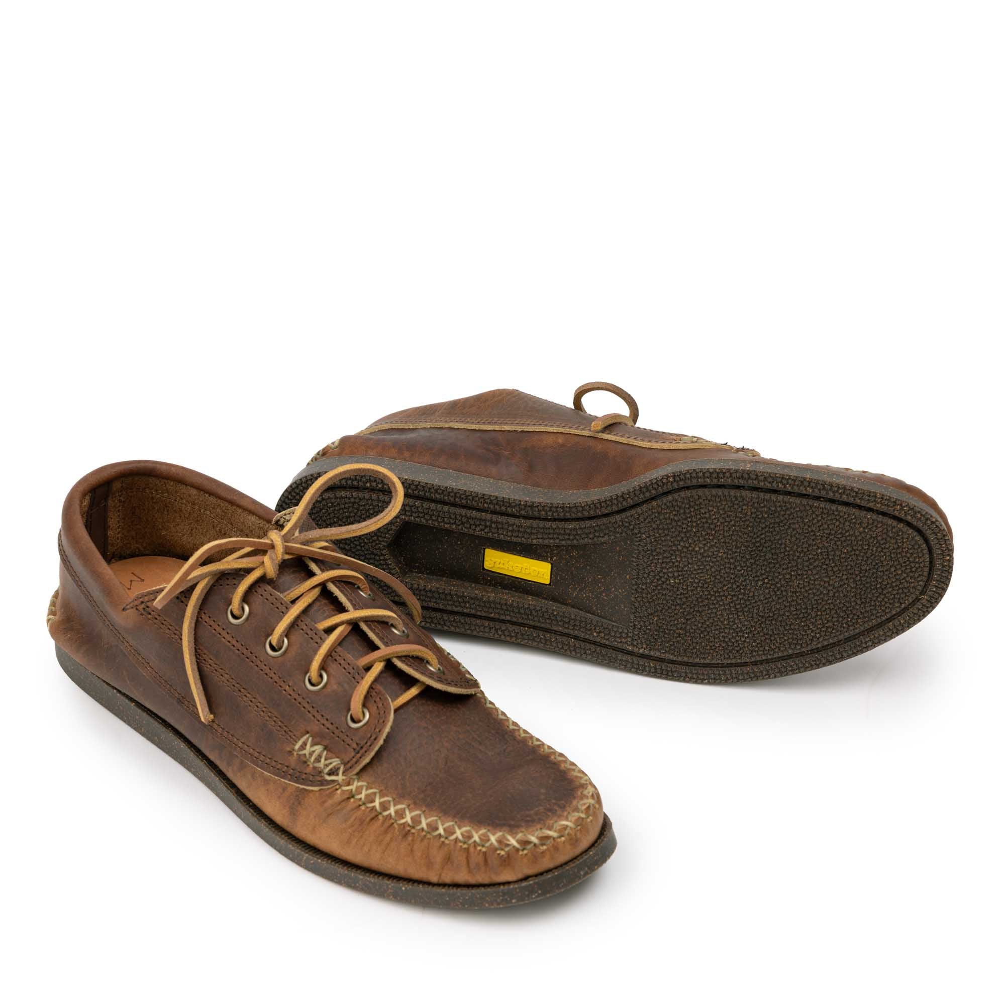 Yuketen Angler Moc w/Camp Sole CH Brown-Shoe-Clutch Cafe