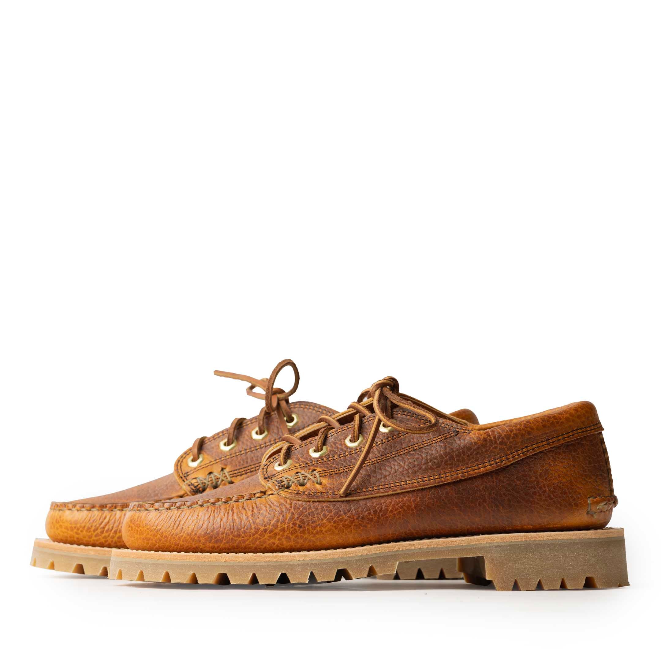 Yuketen Angler Moc w/Lug Sole BK Grizzly-Shoes-Clutch Cafe