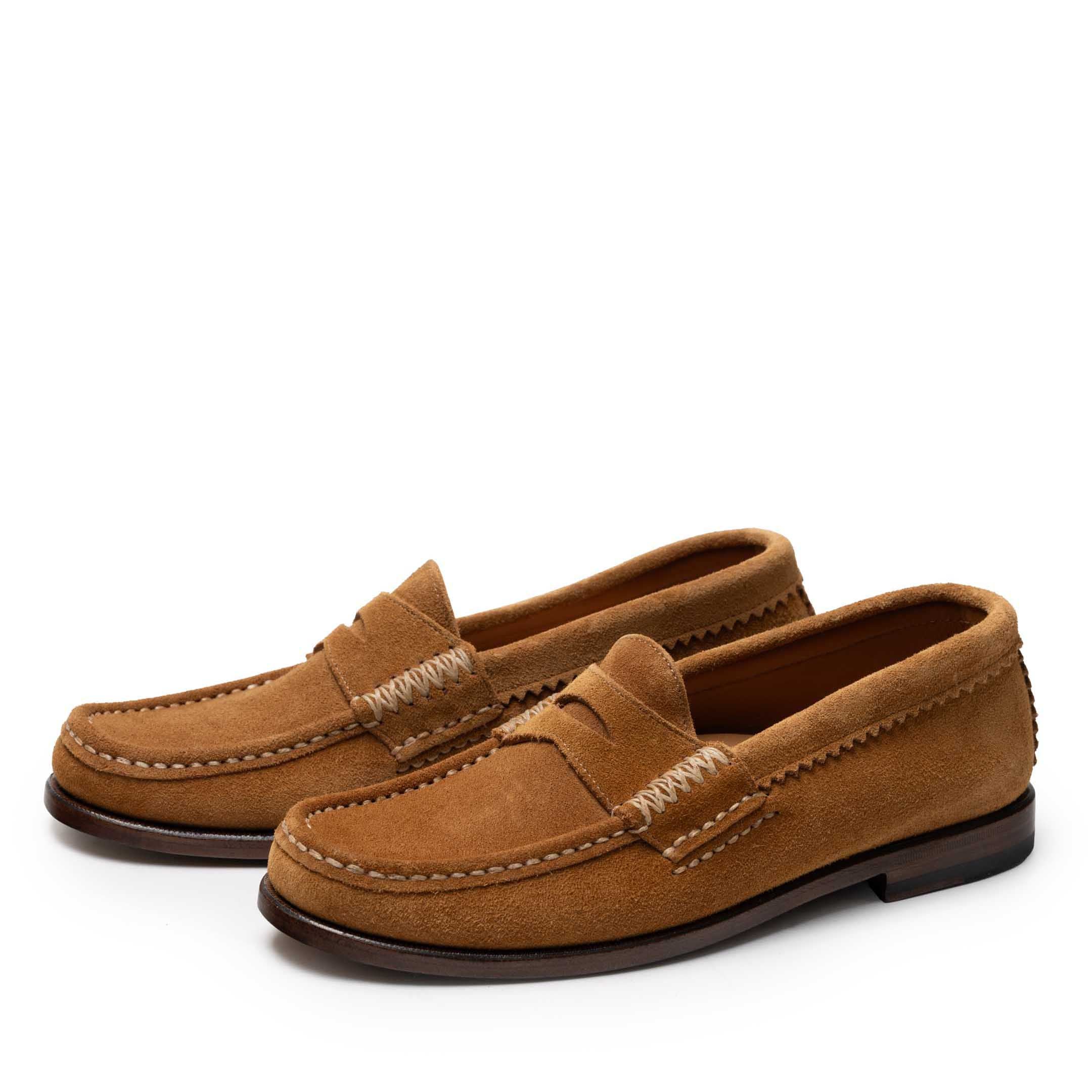 Yuketen Rob's Loafer w/Leather Sole Tosca G Brown-loafer-Clutch Cafe