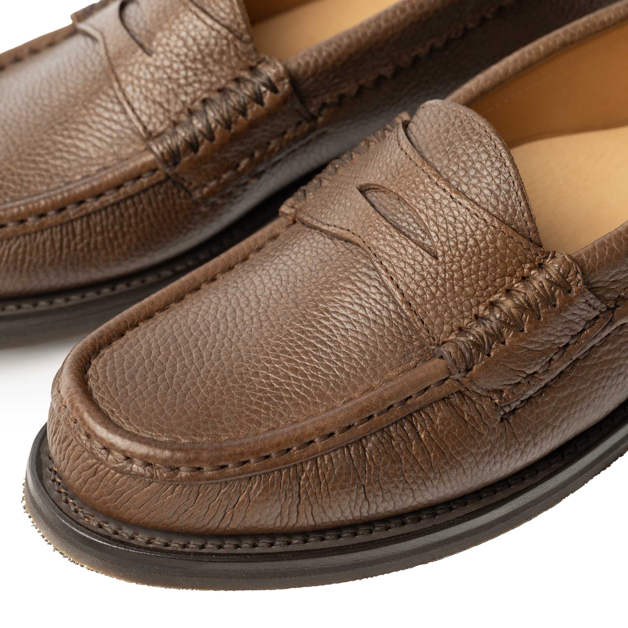 Yuketen Rob's Loafer w/Vibram Tuscany T Pale Brown-loafer-Clutch Cafe