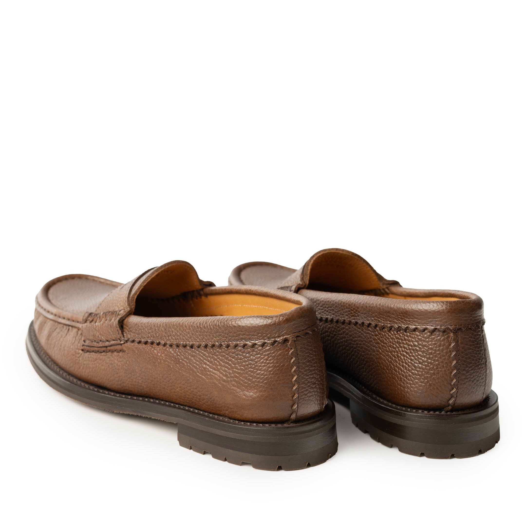 Yuketen Rob's Loafer w/Vibram Tuscany T Pale Brown-loafer-Clutch Cafe