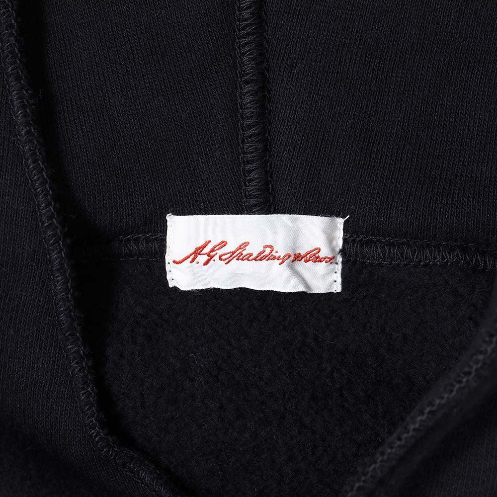 A.G. Spalding & Bros Side-Line Parka Black-Hooded Sweatshirt-Clutch Cafe