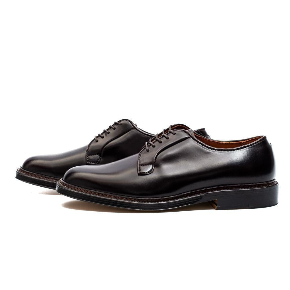 Alden Colour 8 Cordovan Plain Toe Blucher 990-shoes-Clutch Cafe