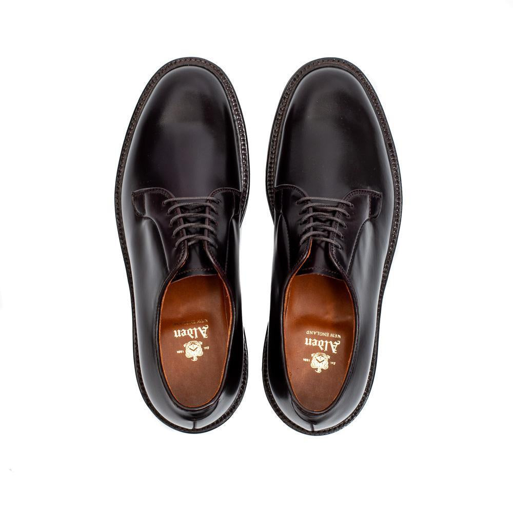 Alden Colour 8 Cordovan Plain Toe Blucher 990-shoes-Clutch Cafe