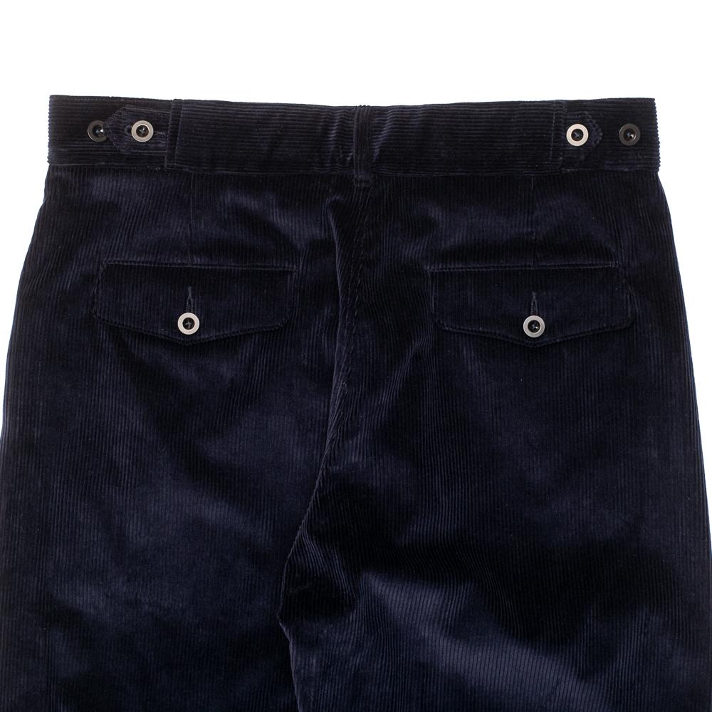 Allevol Brunell Brisbane Moss Corduroy Dark Navy-Trousers-Clutch Cafe