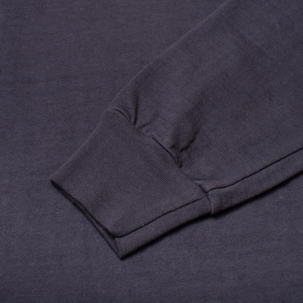 Allevol Heavy Duty Crew Neck L/S T-Shirt Navy-T-Shirt-Clutch Cafe