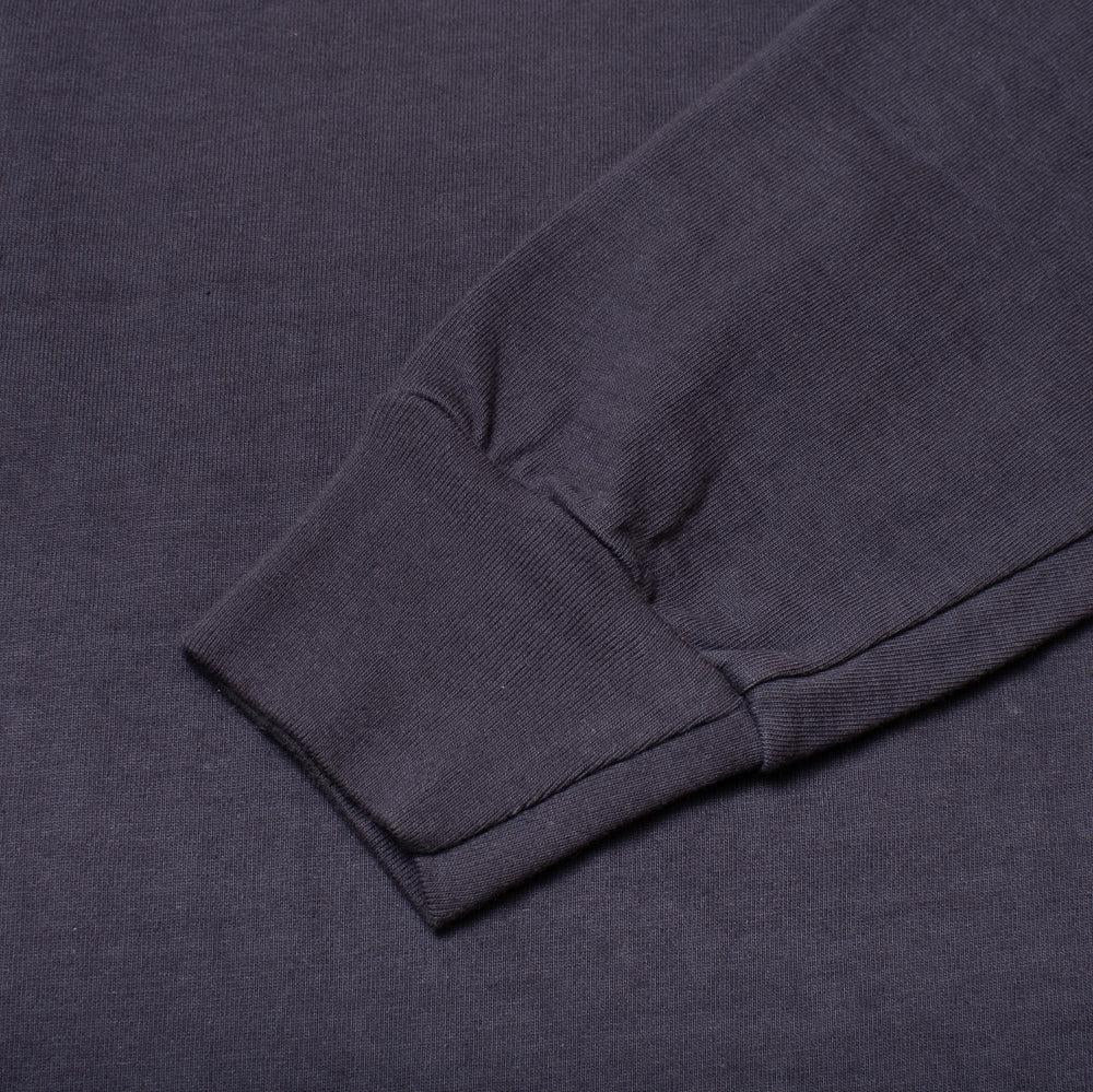 Allevol Heavy Duty Crew Neck L/S T-Shirt Navy-T-Shirt-Clutch Cafe