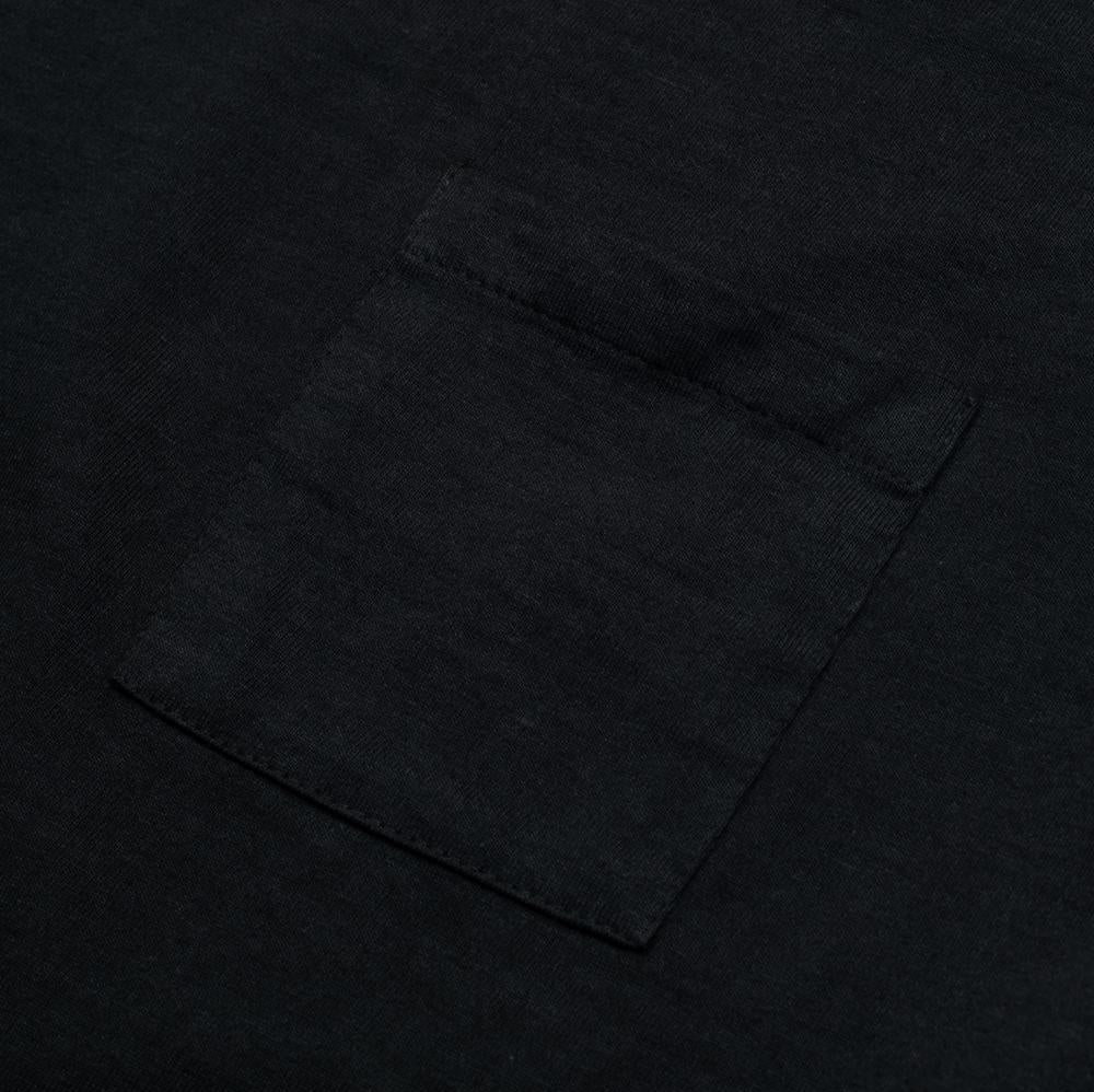 Allevol Heavy Duty Crew Neck Square Pocket T-shirt Black-T-shirt-Clutch Cafe