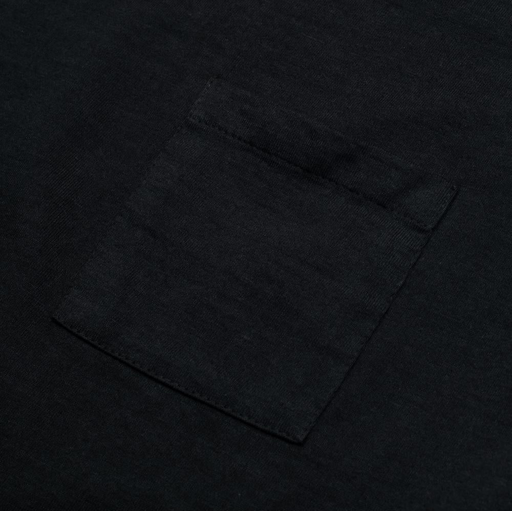 Allevol Heavy Duty Crew Neck Square Pocket T-shirt Black-T-shirt-Clutch Cafe