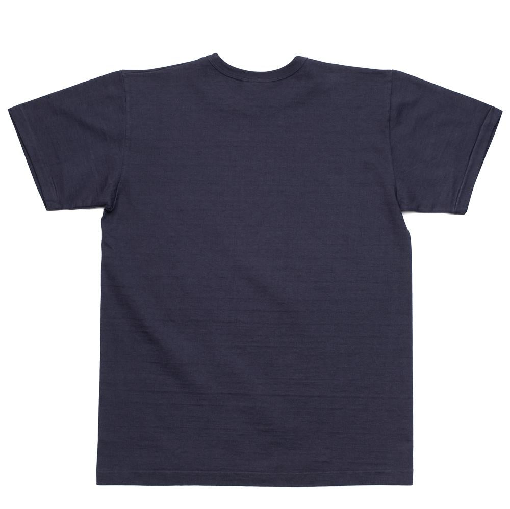 Allevol Heavy Duty Crew Neck Square Pocket T-shirt Navy-T-shirt-Clutch Cafe