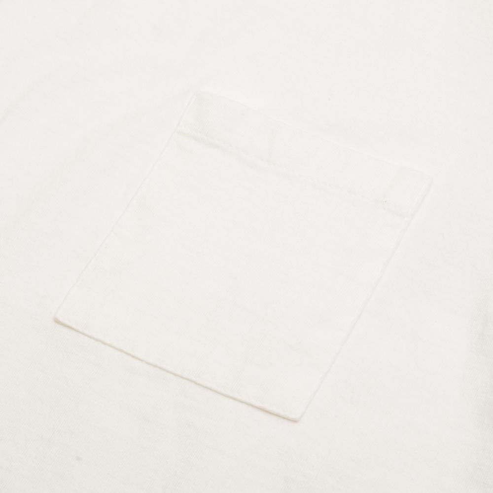 Allevol Heavy Duty Crew Neck Square Pocket T-shirt White-T-shirt-Clutch Cafe