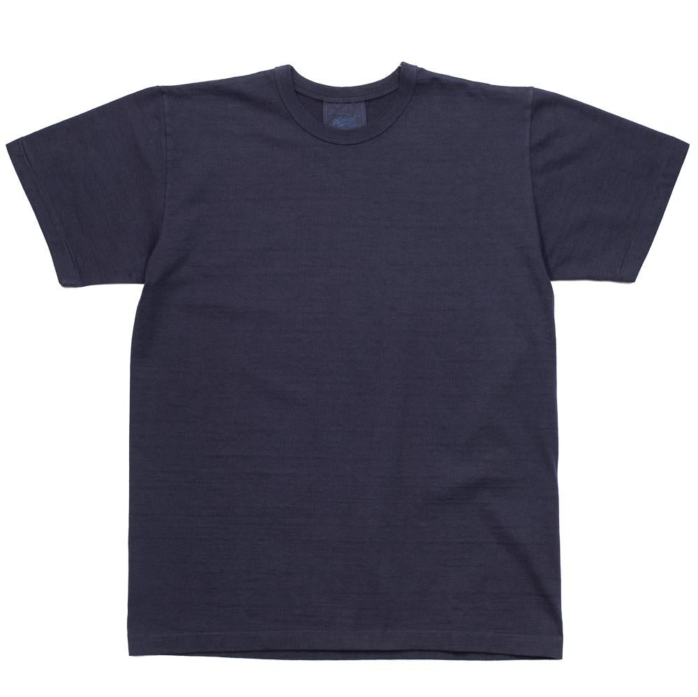 Allevol Heavy Duty Crew Neck T-Shirt Navy-T-shirt-Clutch Cafe