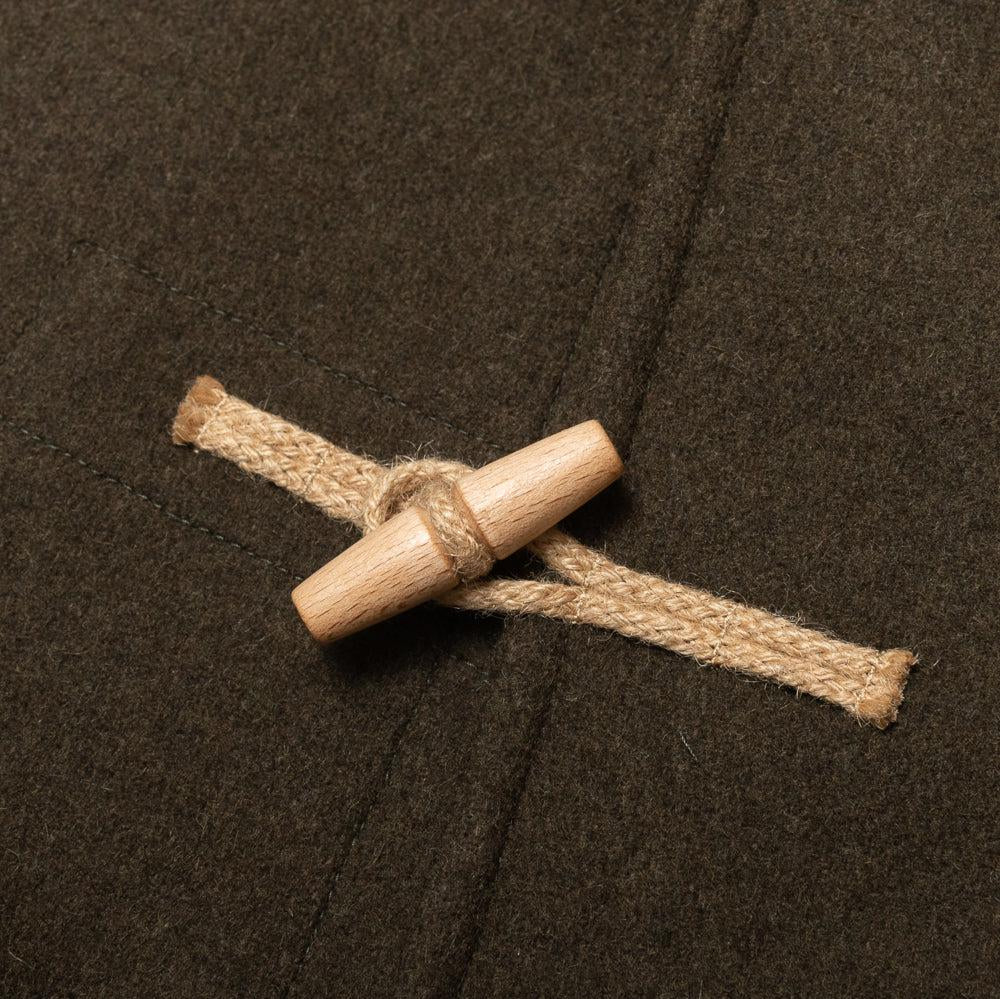 Allevol 'Pat' Duffle Coat Olive-Jacket-Clutch Cafe