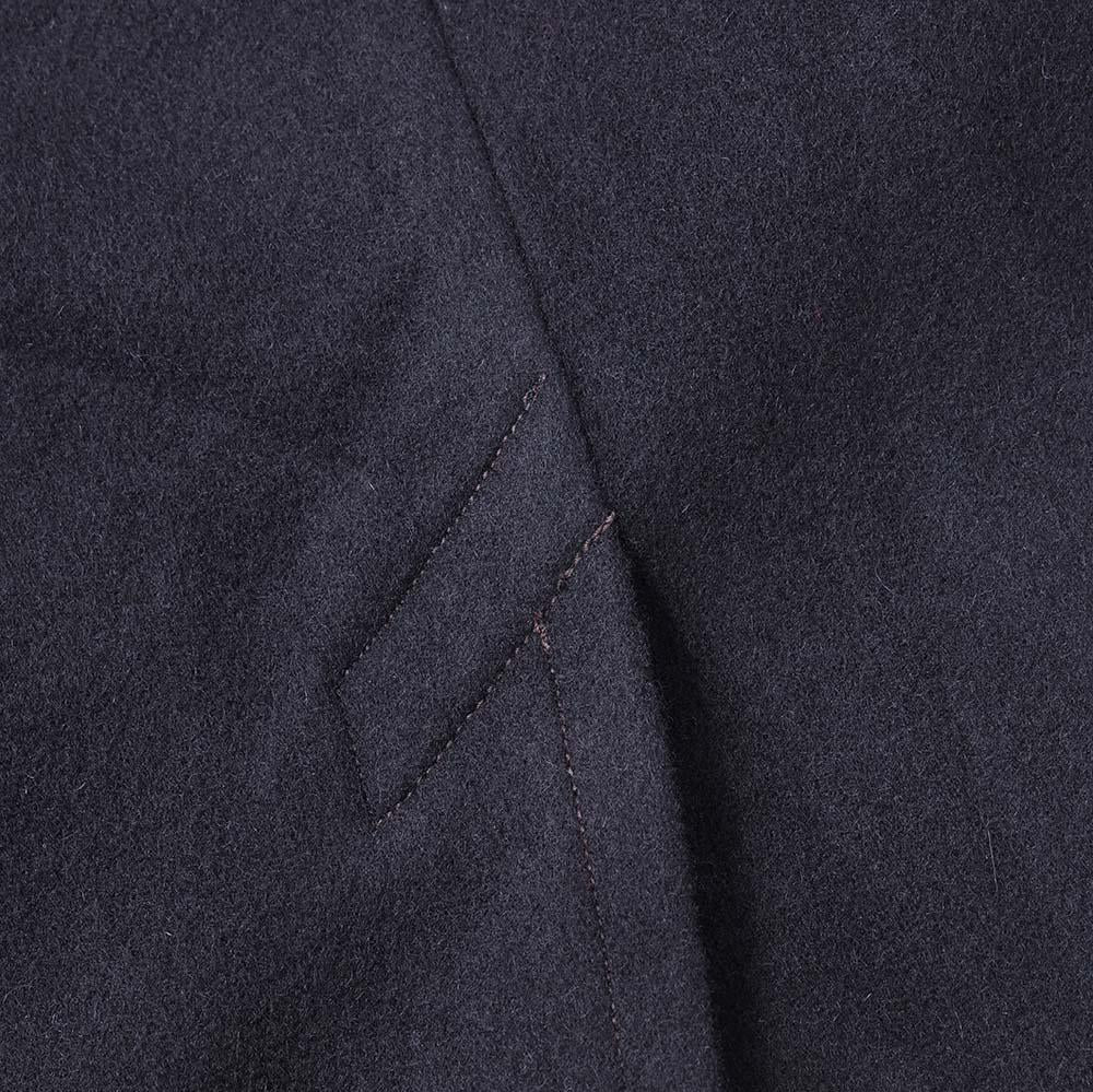 Anatomica Pea Coat Long Navy-Coat-Clutch Cafe