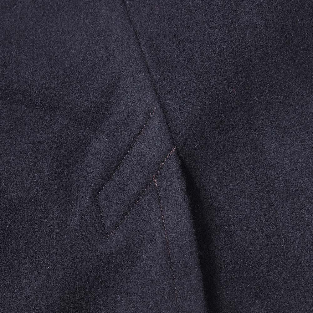 Anatomica Pea Coat Long Navy-Coat-Clutch Cafe