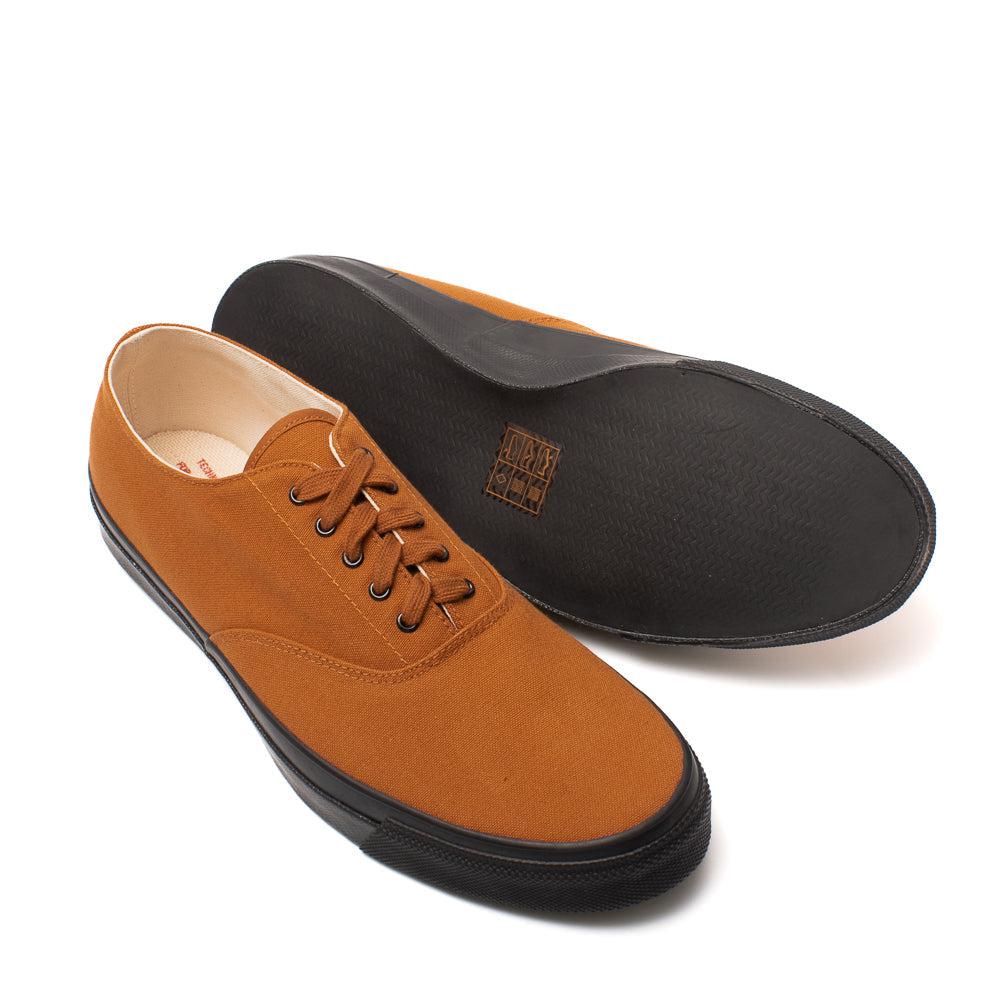 Anatomica x Wakouwa Deck Shoes Low Brown x Black-Shoes-Clutch Cafe
