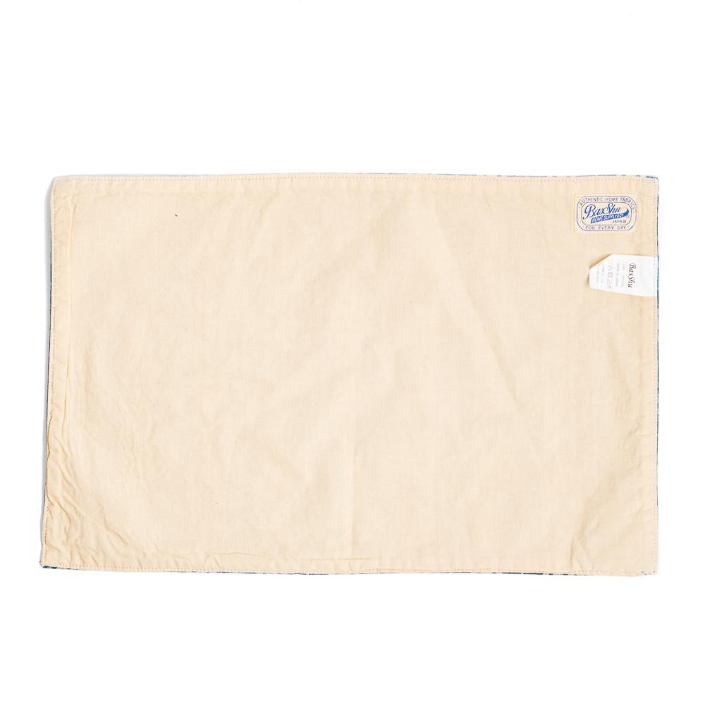 BasShu Grandad Check Place Mat Indigo Check (B)-Place Mat-Clutch Cafe