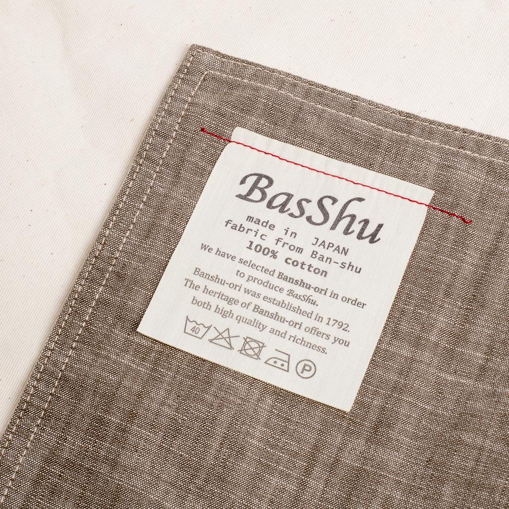 BasShu Place Mat Chambray Faded Grey-Place Mat-Clutch Cafe