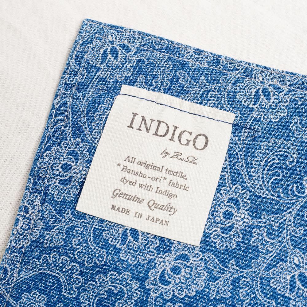 BasShu Place Mat Indigo Calico-Place Mat-Clutch Cafe