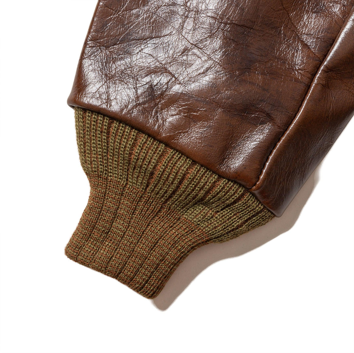 Buzz Rickson's A-1 No. 31-800P Seal Brown-Leather Jacket-Clutch Cafe