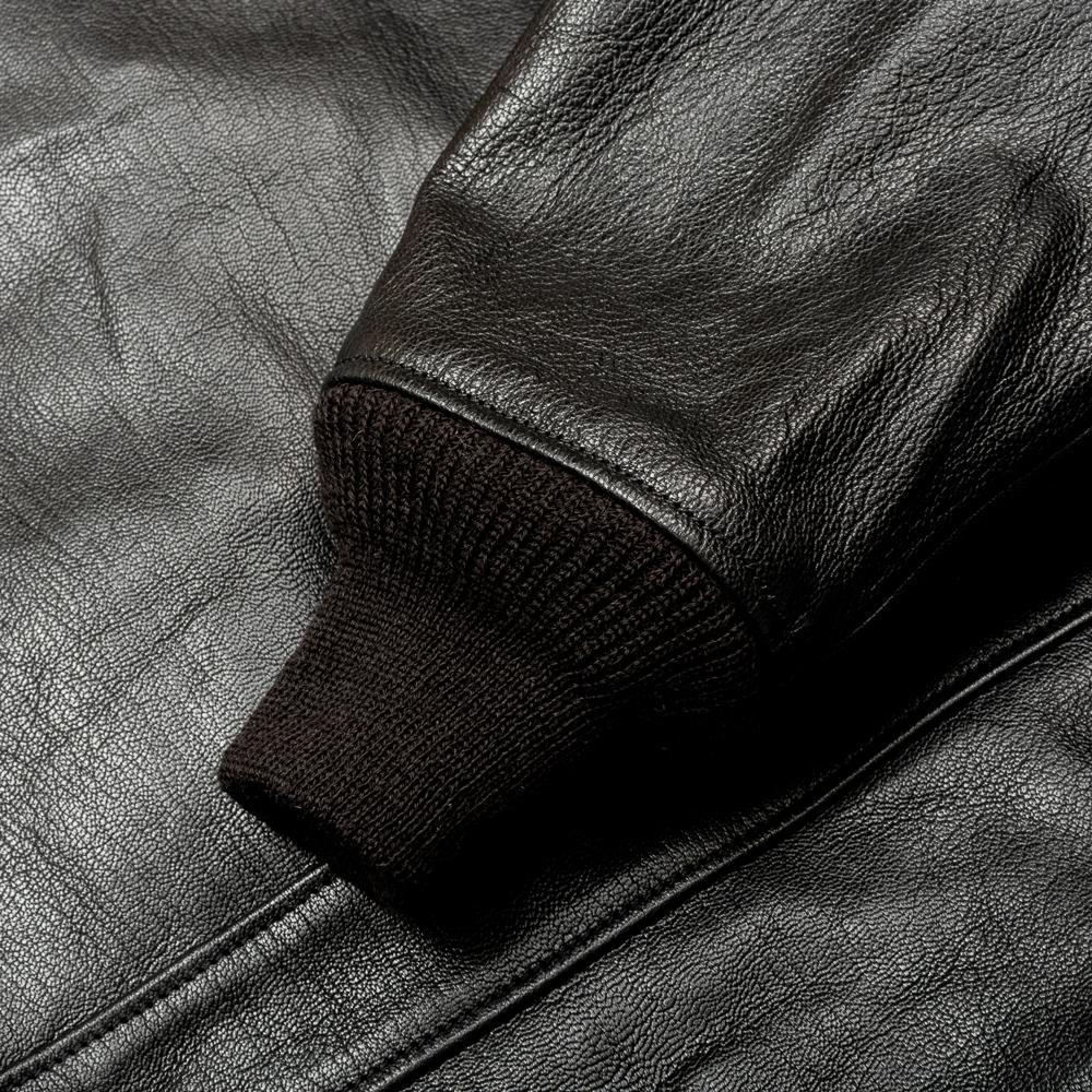 Buzz Rickson's x William Gibson G-1 Leather Jacket Black-Leather Jacket-Clutch Cafe